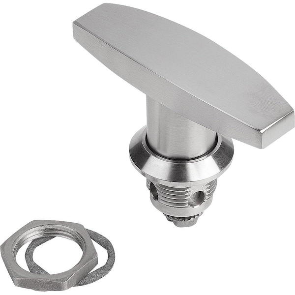 Kipp Quarter-Turn Lock, H=18, D=32, Stainless Steel 1.4401 K1356.1186 - main